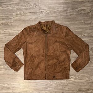 Vintage 90s Emporio Collezione Armani Mens Large Suede Jacket